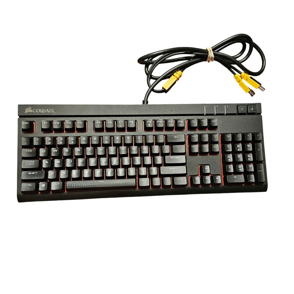 Corsair Strafe Mechanical Gaming Keyboard Cherry MX Red CH-9104023-NA Black Red